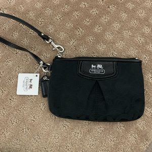 Small Coach Signature Wristlet (NWT)